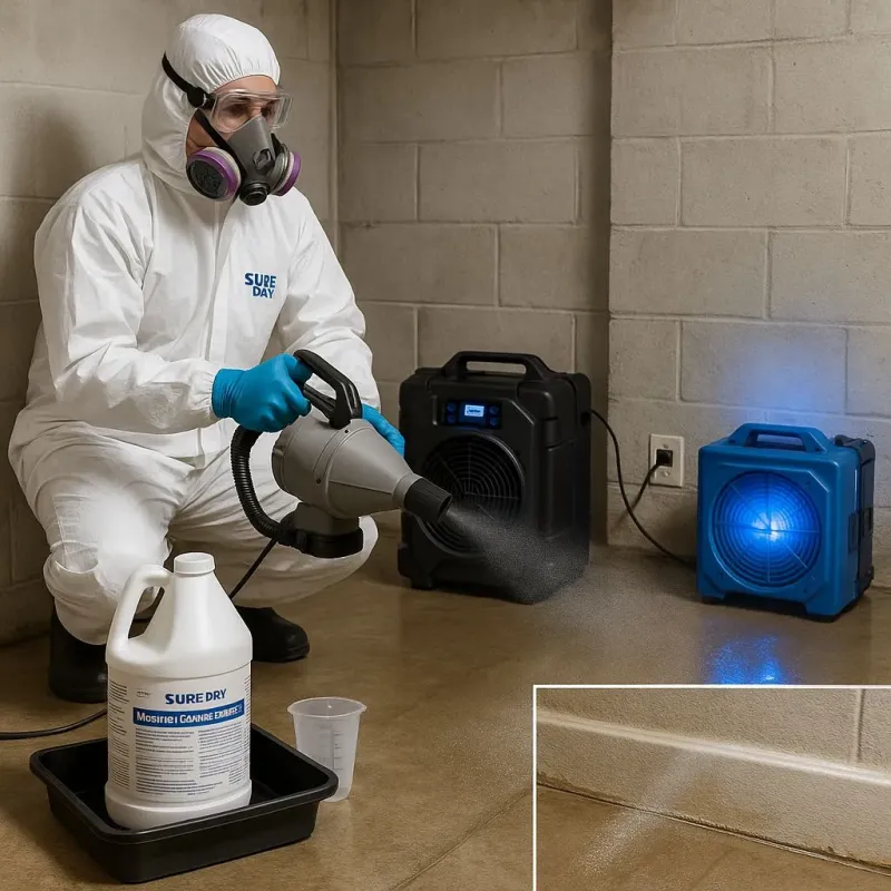 Sanitization and Odor Removal process in Flanagan, IL